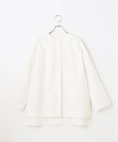 #Newans 【セレモニーにも】＜亀恭子さんコラボ＞下から着られちゃう！シュシュ付き2WAYカフスシャツ