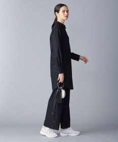 ICB L 【洗える】 ウールミルドサキソニー ロングシャツ