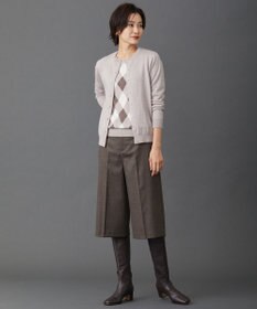 J.PRESS LADIES 【洗える】フラノハンドウォッシュ キュロット パンツ