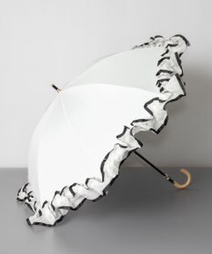 AURORA Beaurance（ビューランス）フリル晴雨兼用パラソル（1段スライドショート傘） 日傘