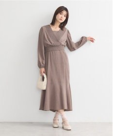 earth music&ecology ＳＥＴ２点カシュクールプルオーバー＋キャミワンピース