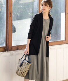 Tiaclasse シーグラスチェックバッグ