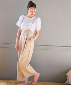 Feroux チュールスリーブ Tシャツ