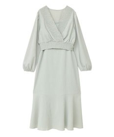 earth music&ecology ＳＥＴ２点カシュクールプルオーバー＋キャミワンピース