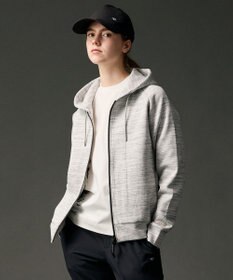 JOSEPH ABBOUD MOUNTAIN 【軽量/ソフト】ソフトダンボールニットジップパーカー