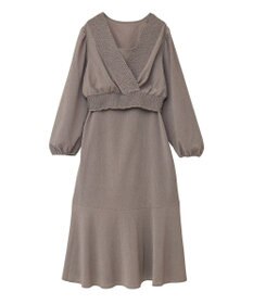 earth music&ecology ＳＥＴ２点カシュクールプルオーバー＋キャミワンピース