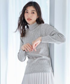 ANY ウールブレンドリブニット