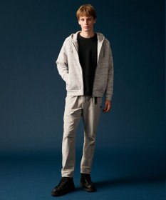 JOSEPH ABBOUD MOUNTAIN 【軽量/ソフト】ソフトダンボールニットジップパーカー