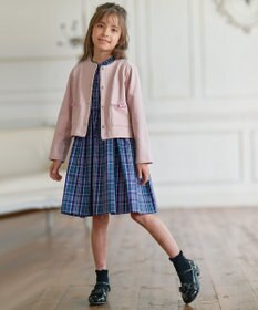 組曲 KIDS 【150-160㎝】スナップボタン カーディガン