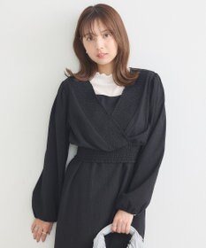 earth music&ecology ＳＥＴ２点カシュクールプルオーバー＋キャミワンピース