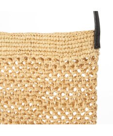 UNBILLION ペルケ perche / マダガスカルラフィア×姫路レザーミニショルダー