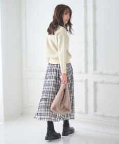 Feroux 【古畑星夏さん着用】レタードニット プルオーバー