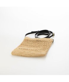 UNBILLION ペルケ perche / マダガスカルラフィア×姫路レザーミニショルダー