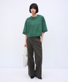 ATON NATURAL DYED URAKE | オーバーサイズハーフスリーブスウェット