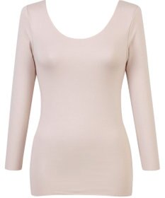 Wing あったかインナー 綿100％(肌側) アウターにひびきにくい ムレにくい 【綿の贅沢 ここちフラット】 8分袖 長袖 秋 冬 EL4872 ウイング／ワコール