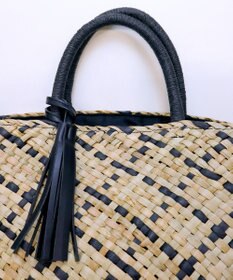 Tiaclasse シーグラスチェックバッグ