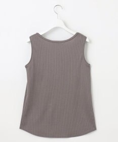 J.PRESS LADIES コットンリブ ノースリーブ カットソー