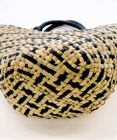 Tiaclasse シーグラスチェックバッグ