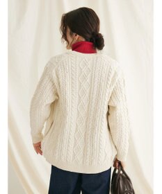 CRAFT STANDARD BOUTIQUE リサイクルポリエステルケーブルカーディガン