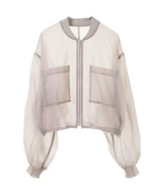 earth music&ecology シアーシャツブルゾン