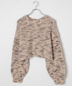 WEGO ミックスブークレ2WAYカーディガン