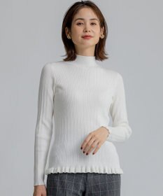 組曲 リブハイネック  ニット