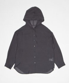 WEGO 【2026年春夏新作】シアーフードシャツ