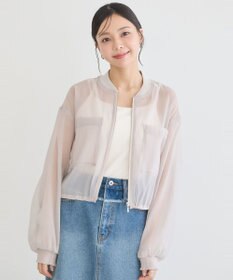 earth music&ecology シアーシャツブルゾン