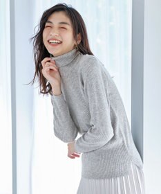 ANY ウールブレンドリブニット