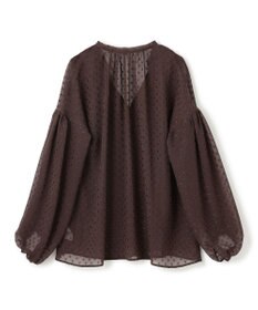 uncrave シアードットジャガード ブラウス