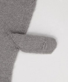 WEGO 【スマホ対応】ケーブル編みニットグローブ