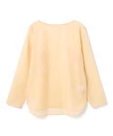 UNFILO シアー ラウンドテールブラウス