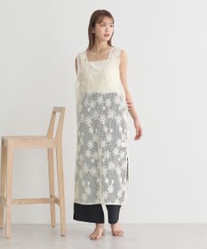 earth music&ecology コード刺繍ベスト