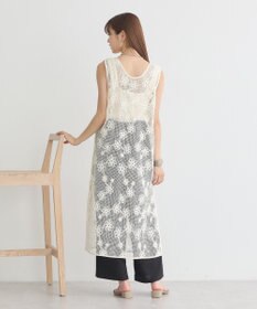 earth music&ecology コード刺繍ベスト