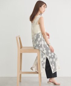 earth music&ecology コード刺繍ベスト