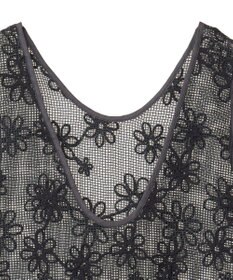 earth music&ecology コード刺繍ベスト