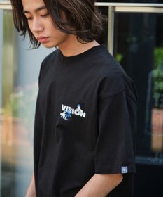 WEGO 【ユニセックス着用ITEM】別注VISIONボックスロゴゴーストスケーターT（SS）