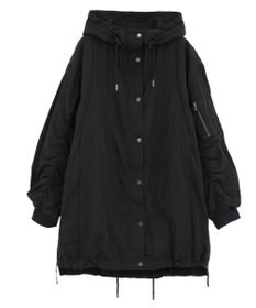 YECCA VECCA パディングフーディーコート