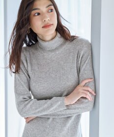 ANY ウールブレンドリブニット