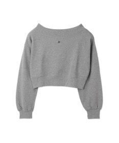 WEGO ワンポイントオフショルスウェット