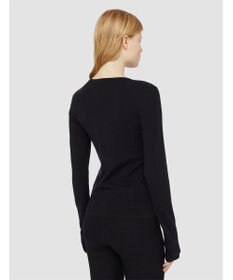 JOSEPH 【FOUNDATIONS】【洗える】シルクストレッチ　ラウンドネックニット