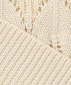 ANY SIS 【洗える】透かし編みニット カーディガン