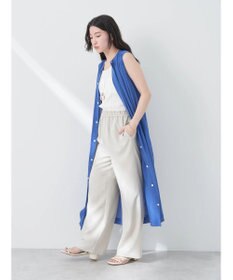 earth music&ecology ノースリーブギャザーワンピース