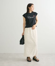 Green Parks ・ｓｗｉｎｇ　ｂｙ　ロゴ刺繍フレンチＴＥＥ