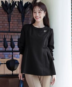 Tiaclasse クロスリボンデザインブローチ