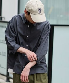 WEGO 【ユニセックス着用ITEM/MLサイズ展開】クロップドブロードシャツ