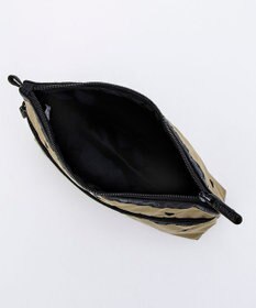 LeSportsac COSMETIC CLUTCH/モカブラックハートエンブロイダリー