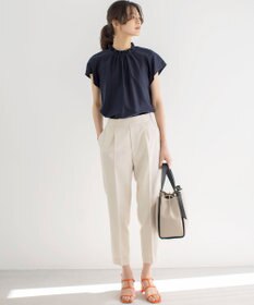 組曲 【ストレッチ・イージーケア】オシャクロス テーパードパンツ