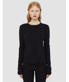 JOSEPH 【FOUNDATIONS】【洗える】シルクストレッチ　ラウンドネックニット
