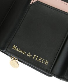 Maison de FLEUR ベルトリボンミニウォレット